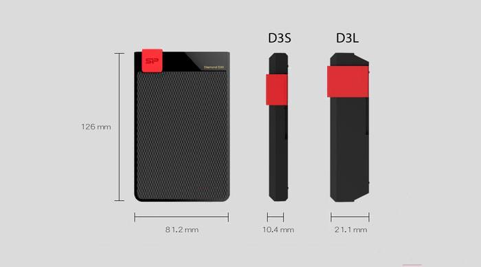 Внешний накопитель Silicon Power Diamond D30 1Tb Black (SP010TBPHDD3SS3K)