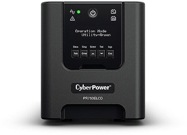 Источник бесперебойного питания CyberPower LCD 750VA/675W (PR750E)
