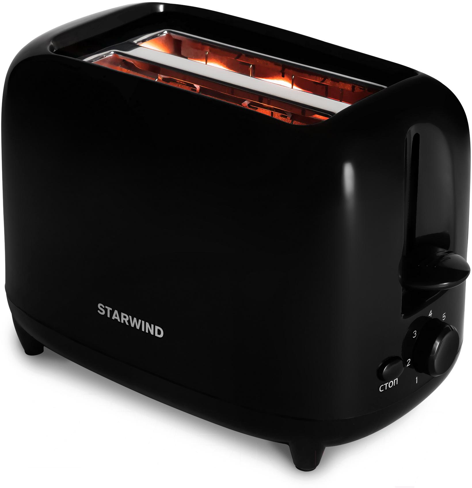 Тостер StarWind ST7002 черный