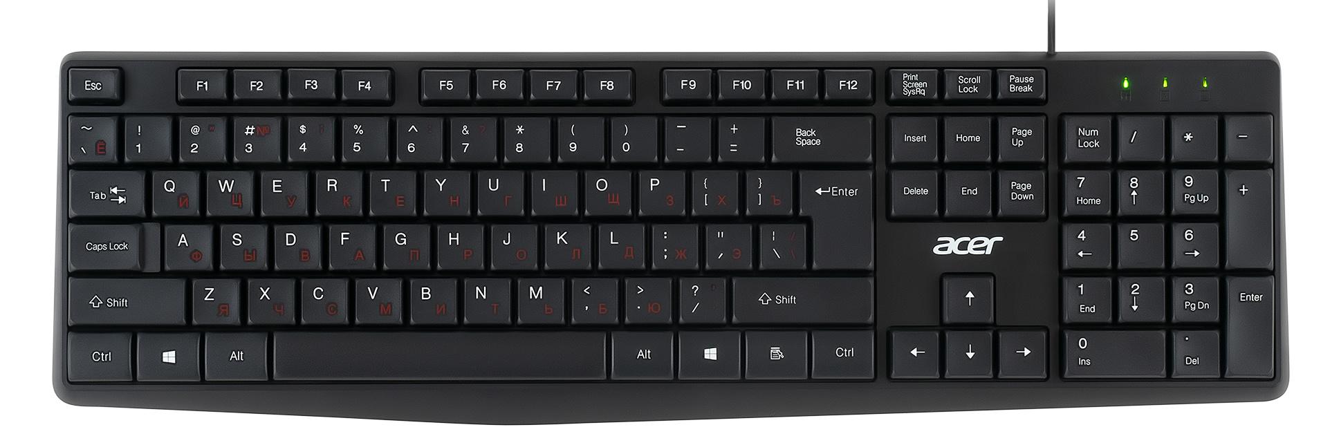 Набор периферии Acer OMW141 черный (ZL.MCEEE.01M)