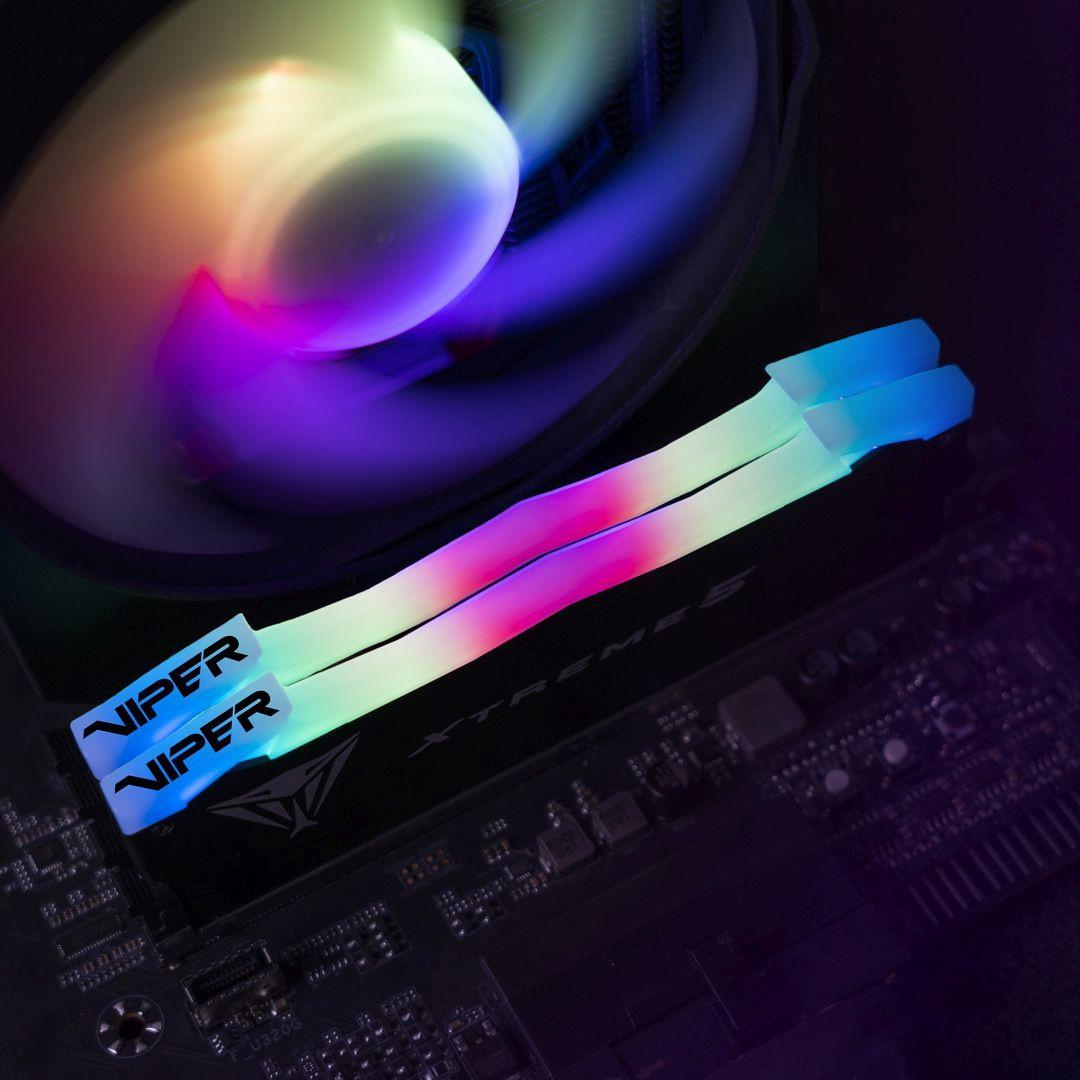Оперативная память Patriot Viper Xtreme 5 RGB 2X16GB DDR5 7600MHz (PVXR532G76C36K)