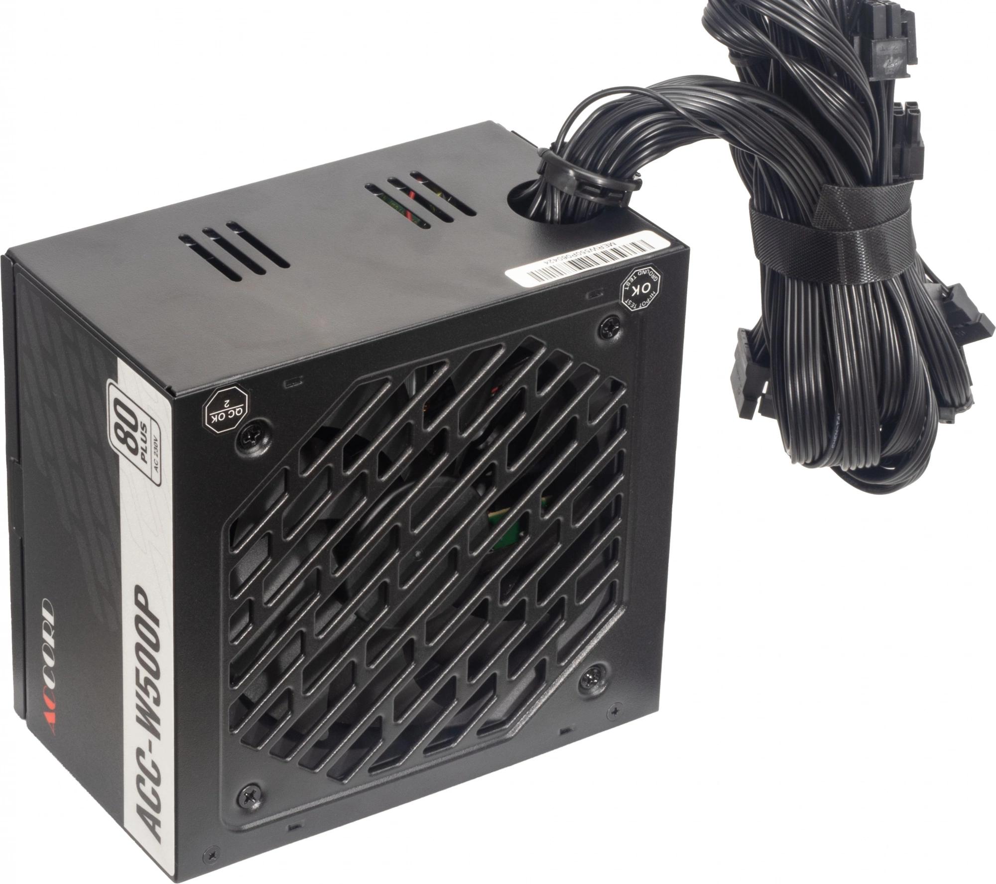 Блок питания Accord ATX 500W 80 Plus White (ACC-W500P)