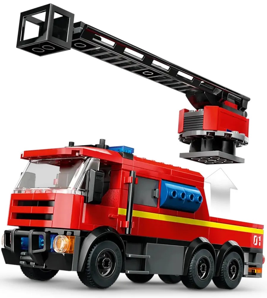 Конструктор Lego City Пожарная станция с пожарной машиной (60414)