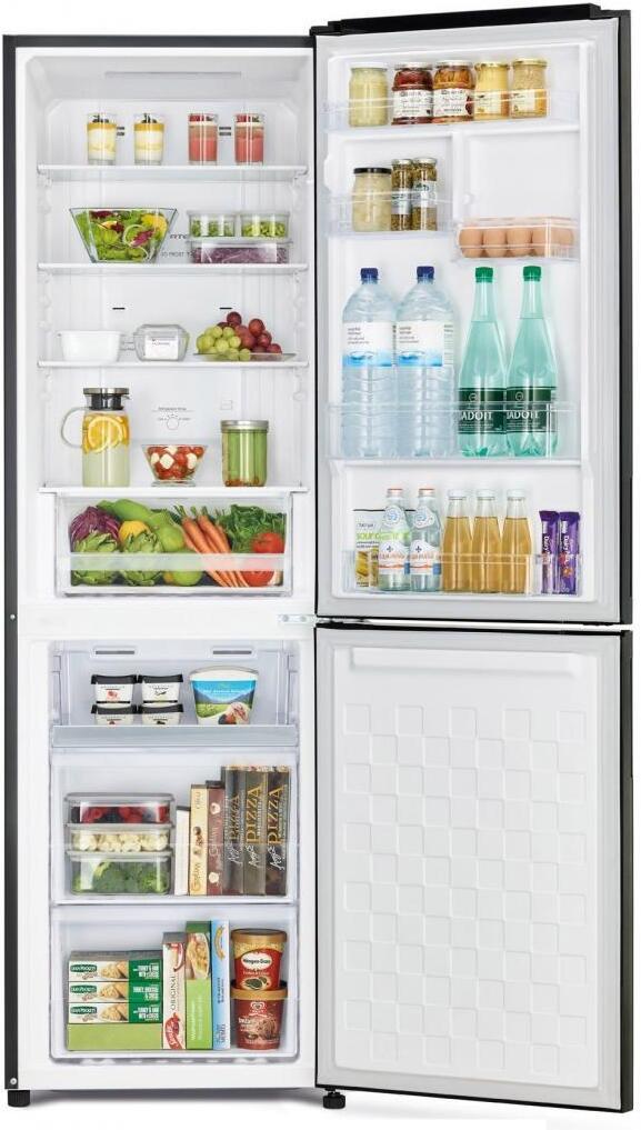 Холодильник Hitachi R-BG410PUC6 GBK черный стекло (990111100204)