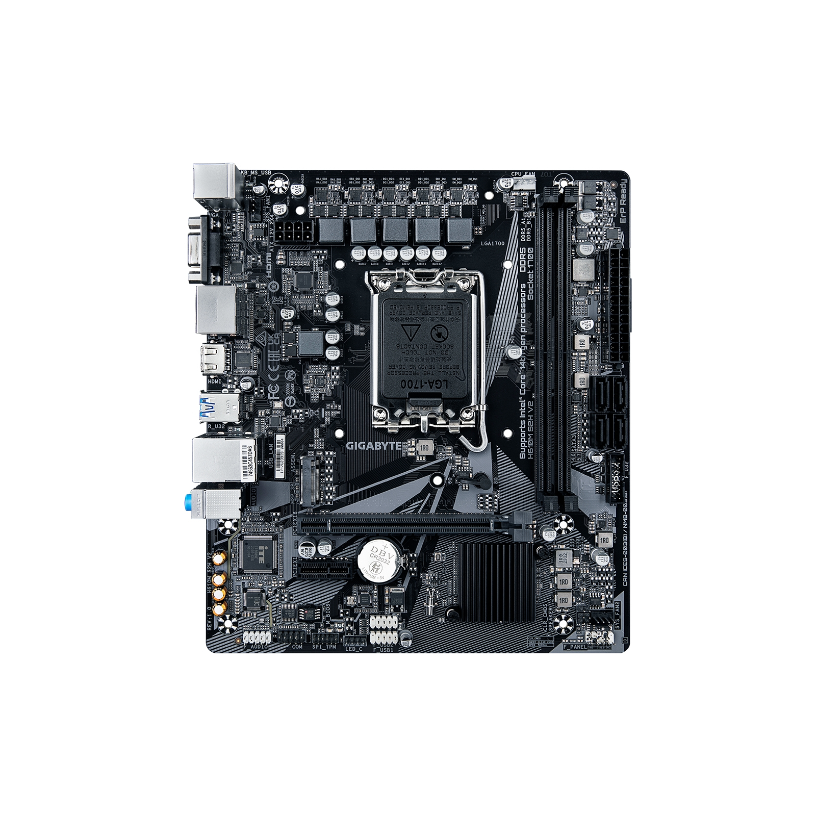 Материнская плата GigaByte H610M S2H V2 DDR5