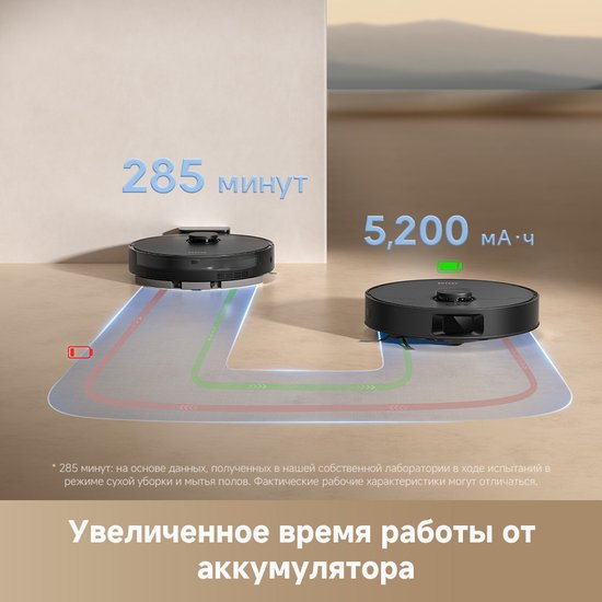 Робот-пылесос Dreame Robot Vacuum D20 Black (RLD35GA)