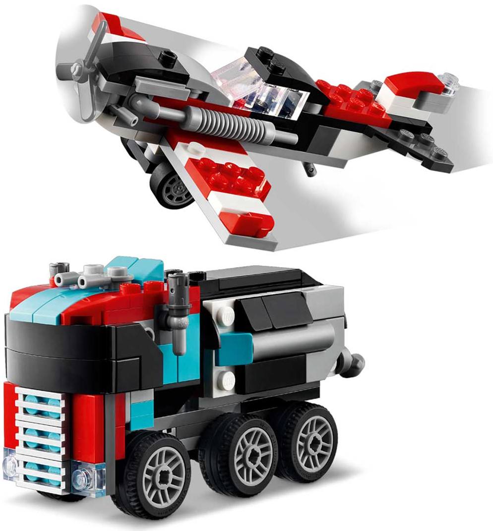 Конструктор Lego Creator Грузовик-платформа с вертолетом (31146)