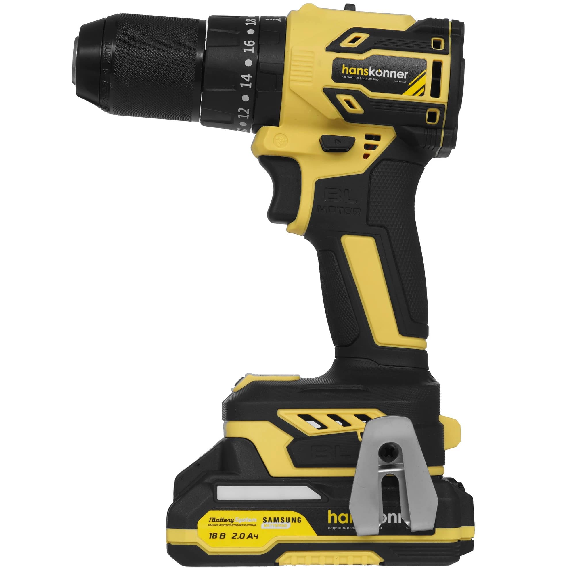 Дрель-шуруповерт Hanskonner HCD2065PRO