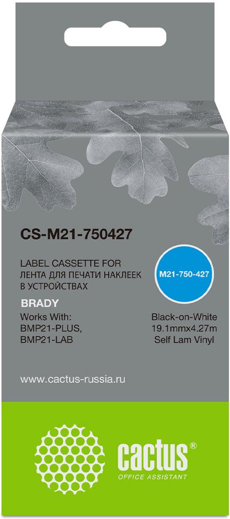 Картридж ленточный Cactus CS-M21-750427 черный