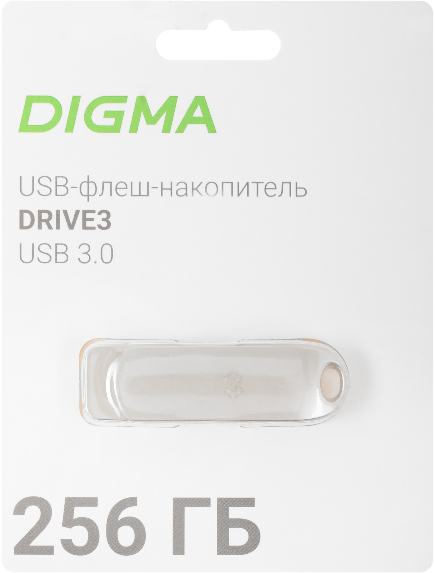 USB Flash-накопитель Digma Drive3 256Gb серебристый (DGFUM256A30SR)