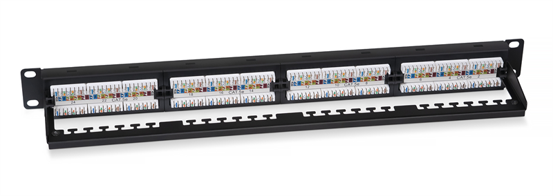 Патч-панель Cabeus PL2-24-Cat.5e-Dual