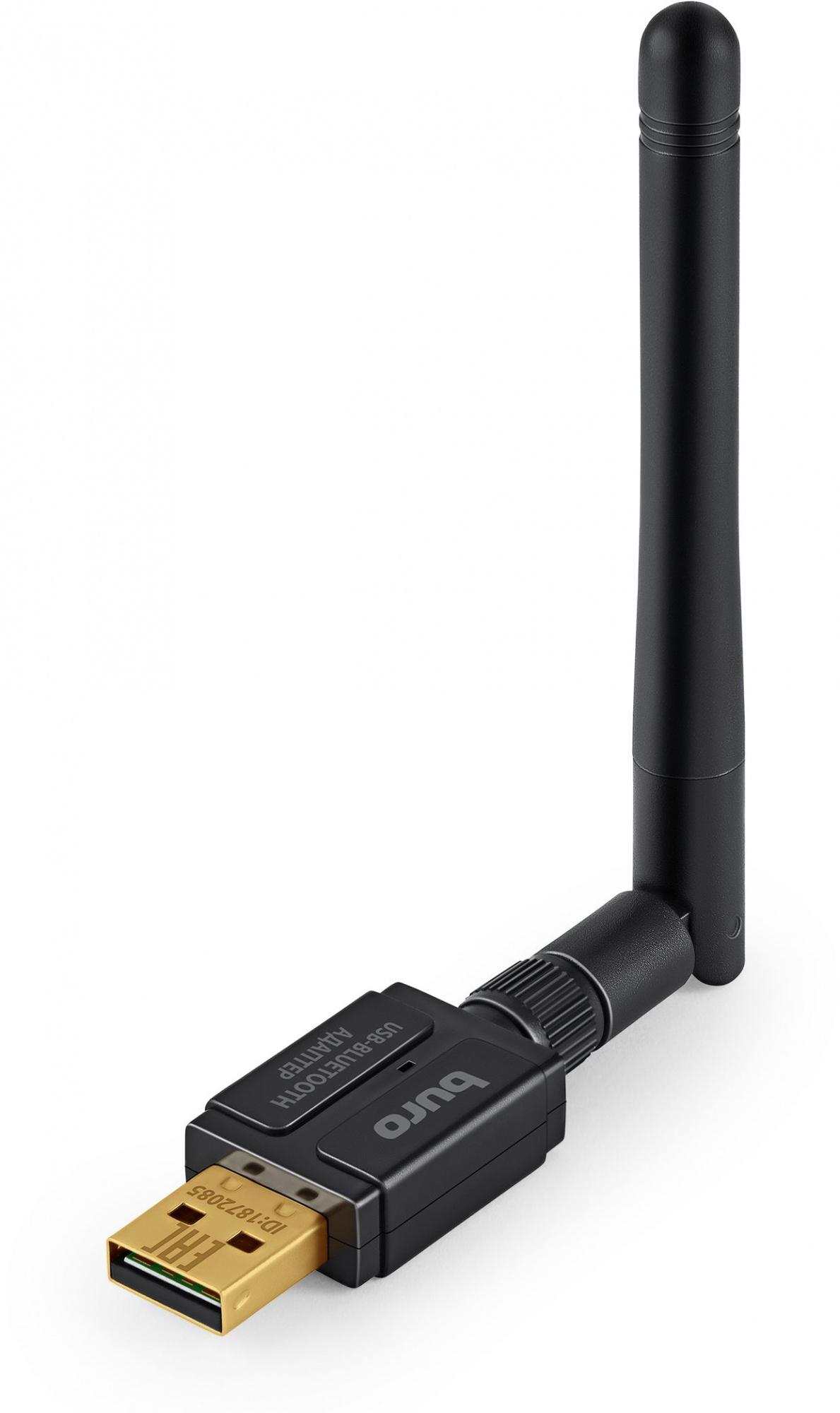 Bluetooth адаптер Buro BU-BT532 черный