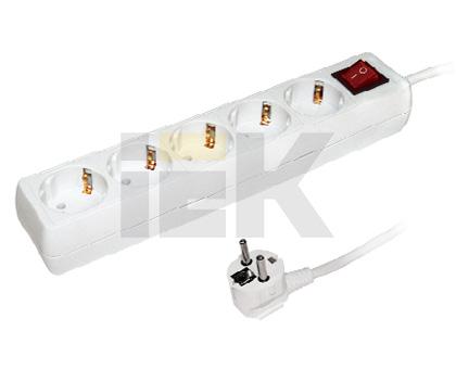 Удлинитель IEK WYP10-16-05-05-ZK-N