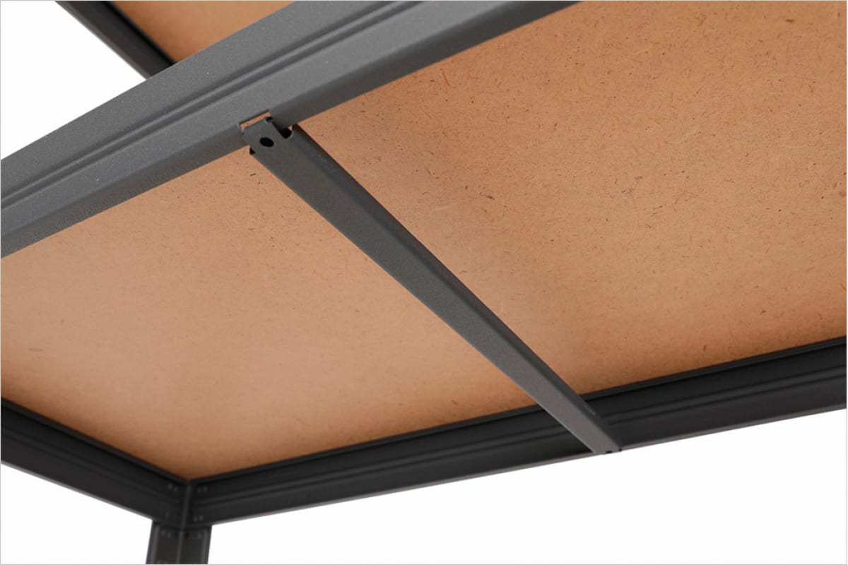 Стеллаж металлический Практик SBL 180KD антрацит (S24499375509)