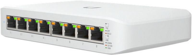 Коммутатор Ubiquiti UniFi Switch Lite 8 PoE (USW-Lite-8-PoE)