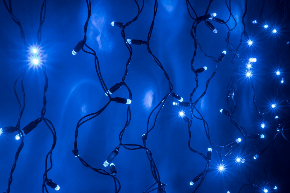 Светодиодная гирлянда ULED Бахрома (ULED-LG-90-220V-(B-F-B/W))