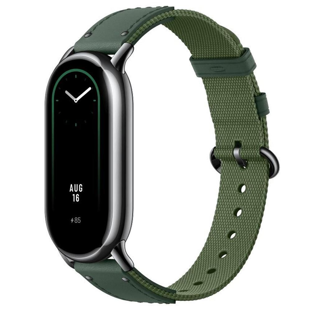 Ремешок для умных часов Xiaomi Smart Band 8 Braided Strap Green (BHR7306GL)