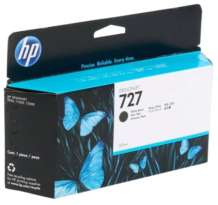 Картридж HP 727 черный матовый (B3P22A)