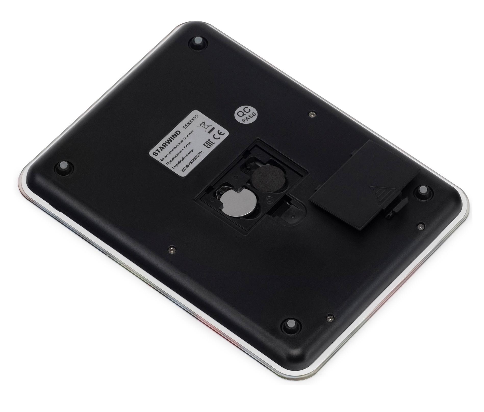 Кухонные весы StarWind SSK3355 ягоды Red/Black/Illustration