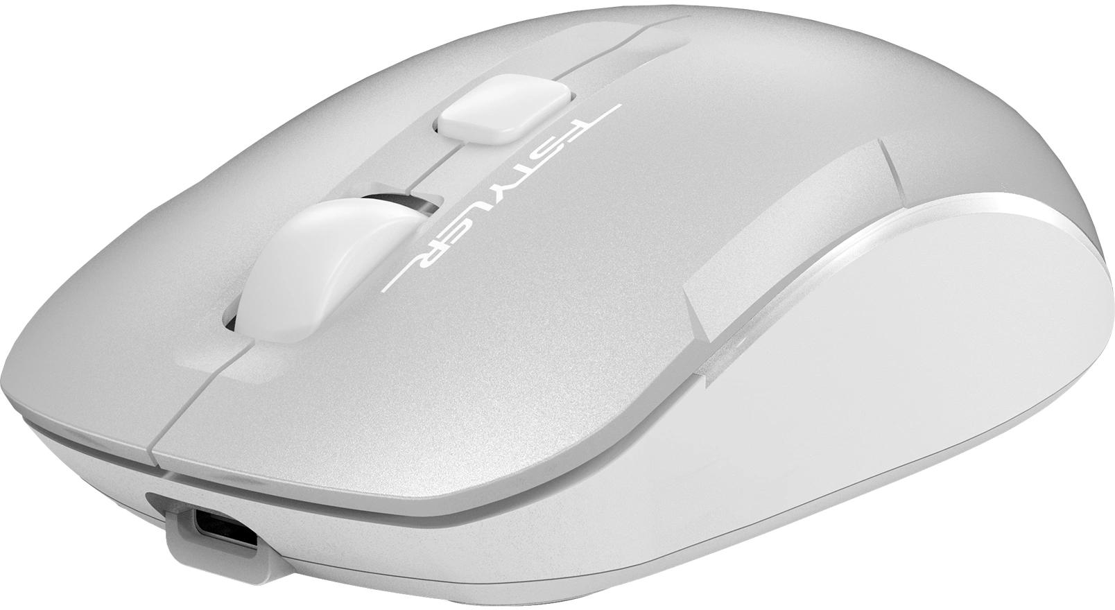 Мышь A4Tech Fstyler FB26CS Air 2 Icy White
