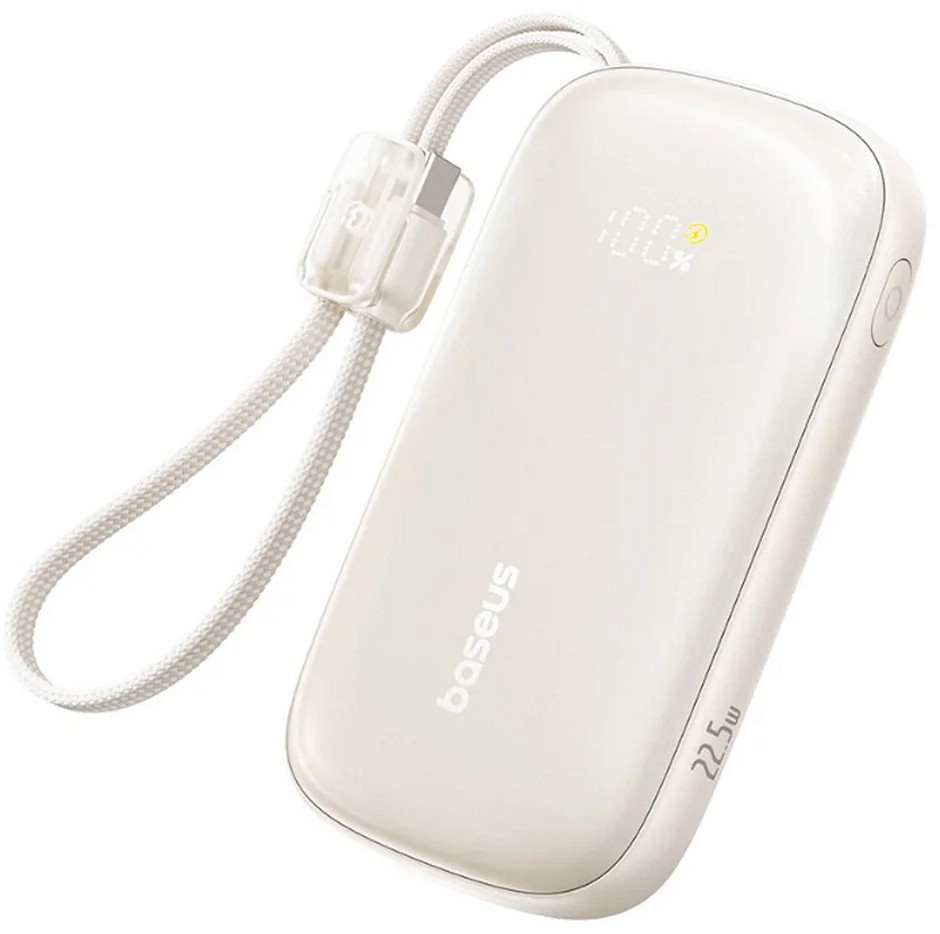 Портативное зарядное устройство Baseus EnerFill FC21 Qpow 3 Ultra PPFLS-1022 Natural Titanium (E0027L01)