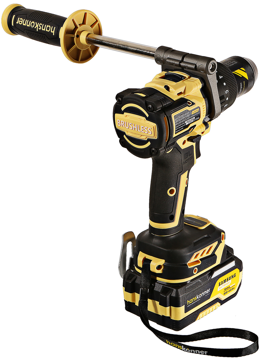 Дрель-шуруповерт Hanskonner HCD20165PRO