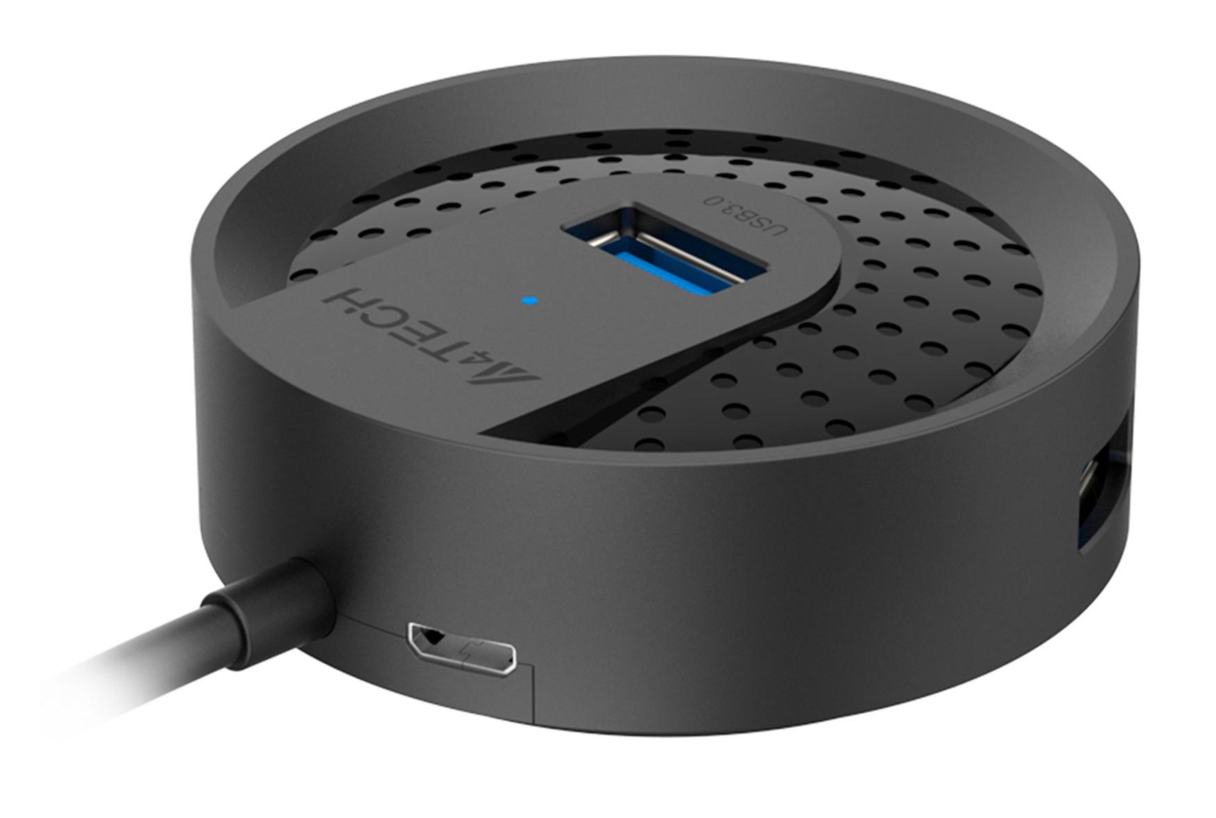 USB-хаб A4Tech HUB-30 USB 3.0 черный