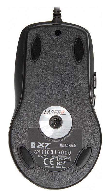 Мышь A4Tech XL-750BK