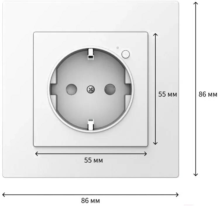 Умная розетка Aqara Wall Outlet H2 EU (WP-P01D)