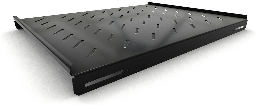 Полка стационарная Hyperline TSH3L-650-RAL9004 черный