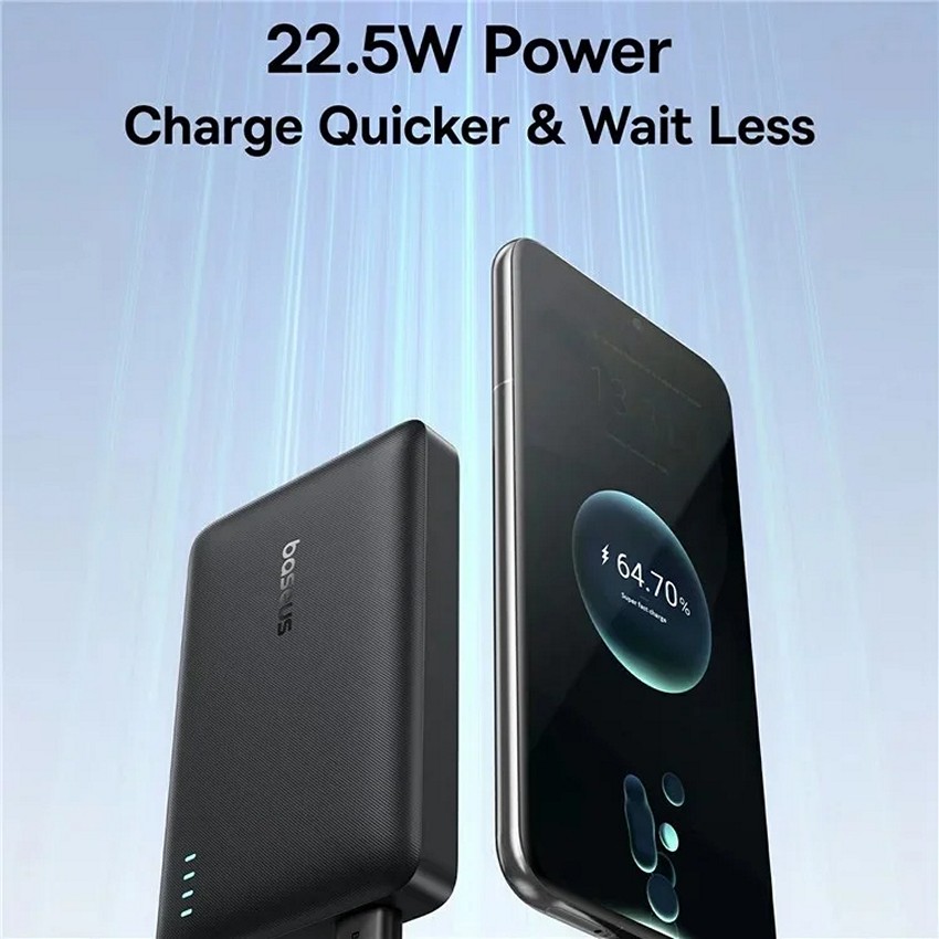 Портативное зарядное устройство Baseus EnerFill FP21 PPAP-1022-2 Cosmic Black (P1008210D123-00)