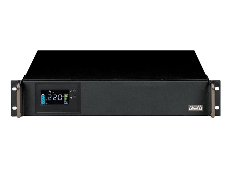 Источник бесперебойного питания Powercom King Pro RM LCD RM (KIN-1200AP)