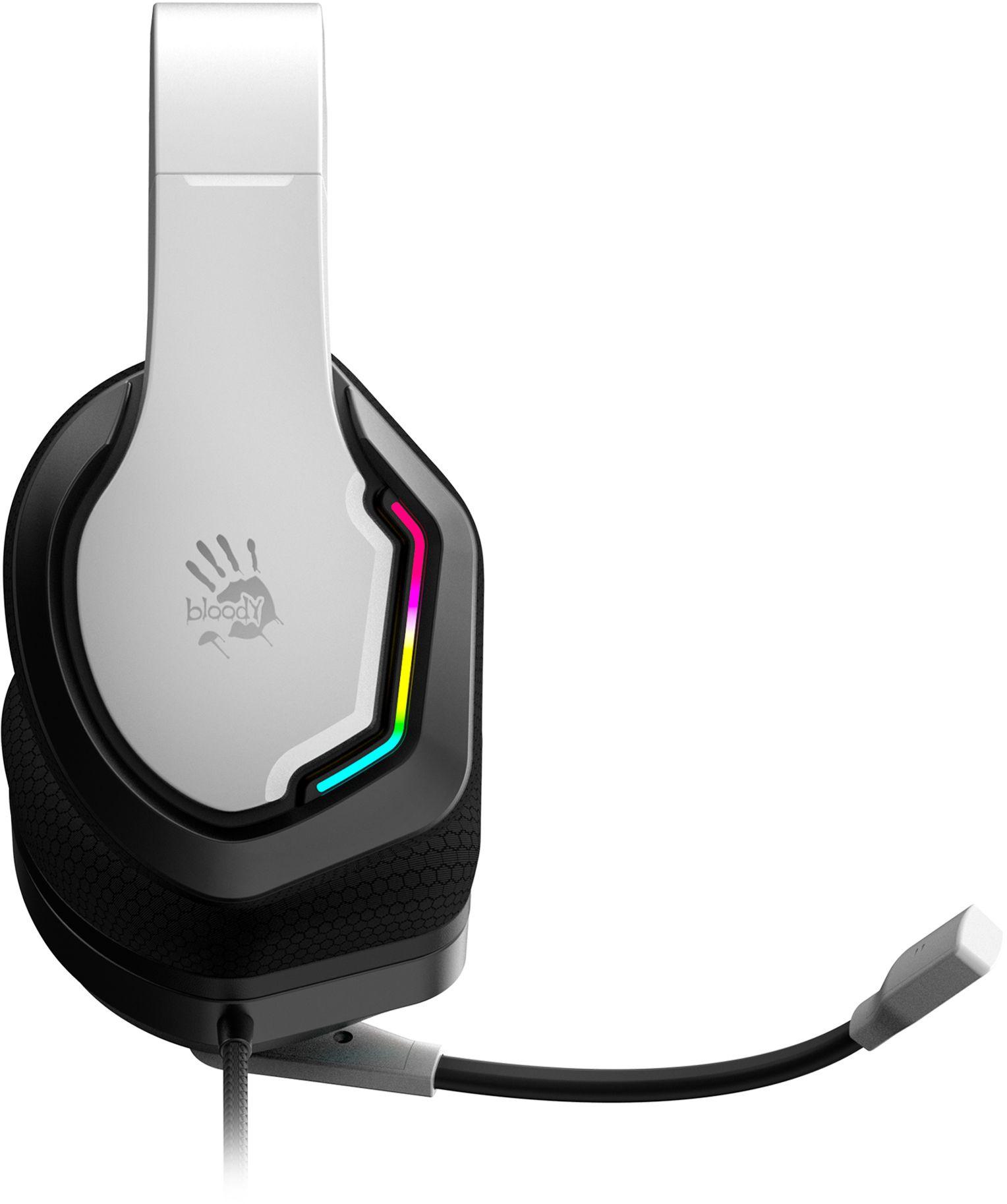 Наушники A4Tech Bloody G260p белый/черный
