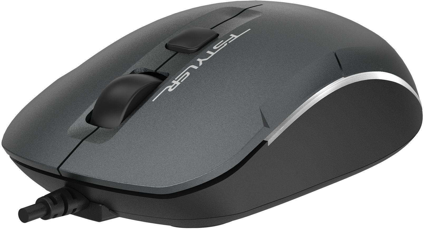 Мышь A4Tech Fstyler FM26 серый/черный/Smoky Grey