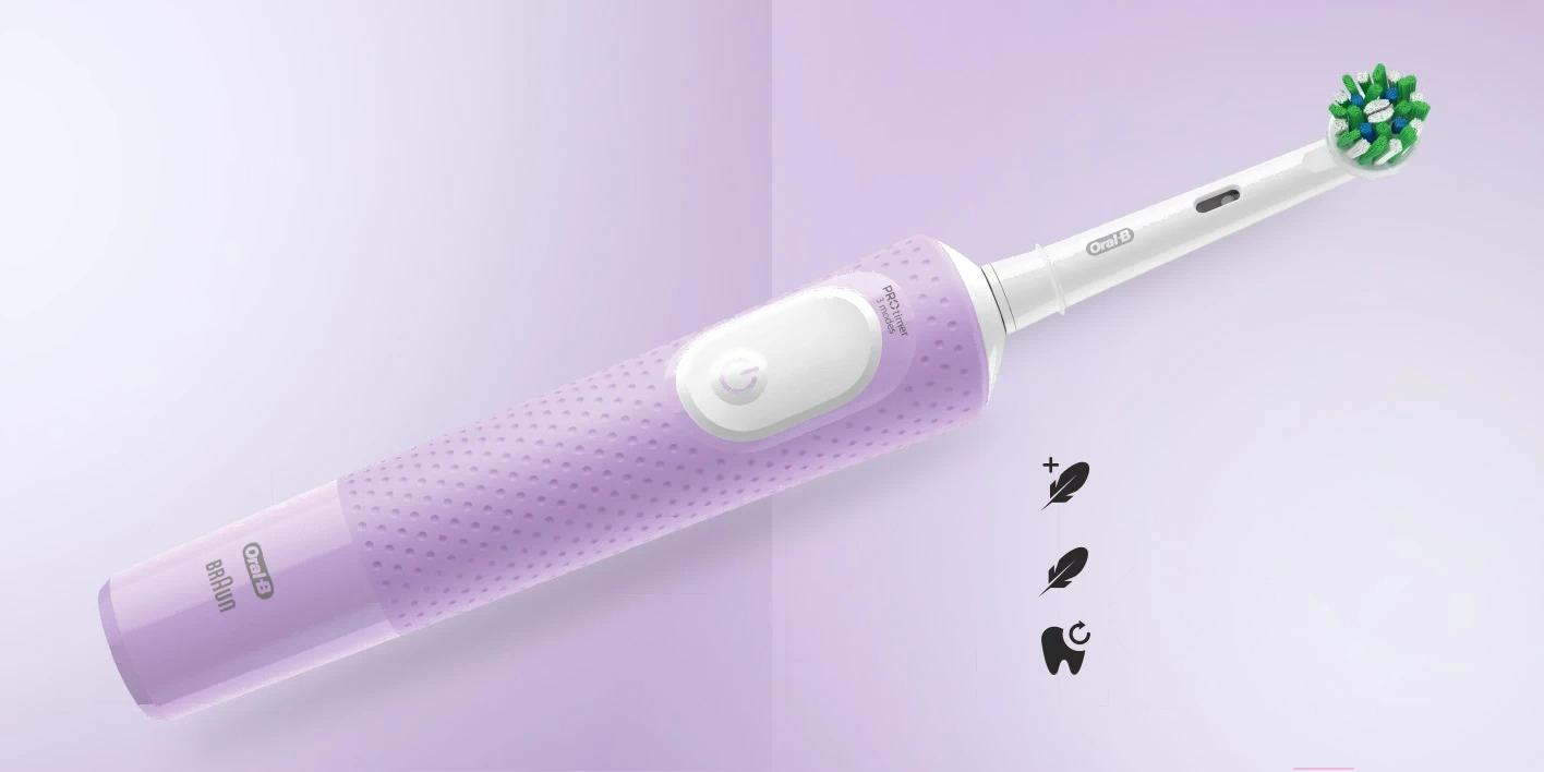 Электрическая зубная щетка Oral-B Vitality Pro сиреневый (D103.413.3)