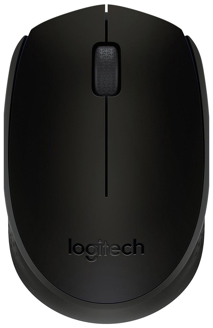 Мышь Logitech Wireless Mouse M171 черный/серый (910-004424)