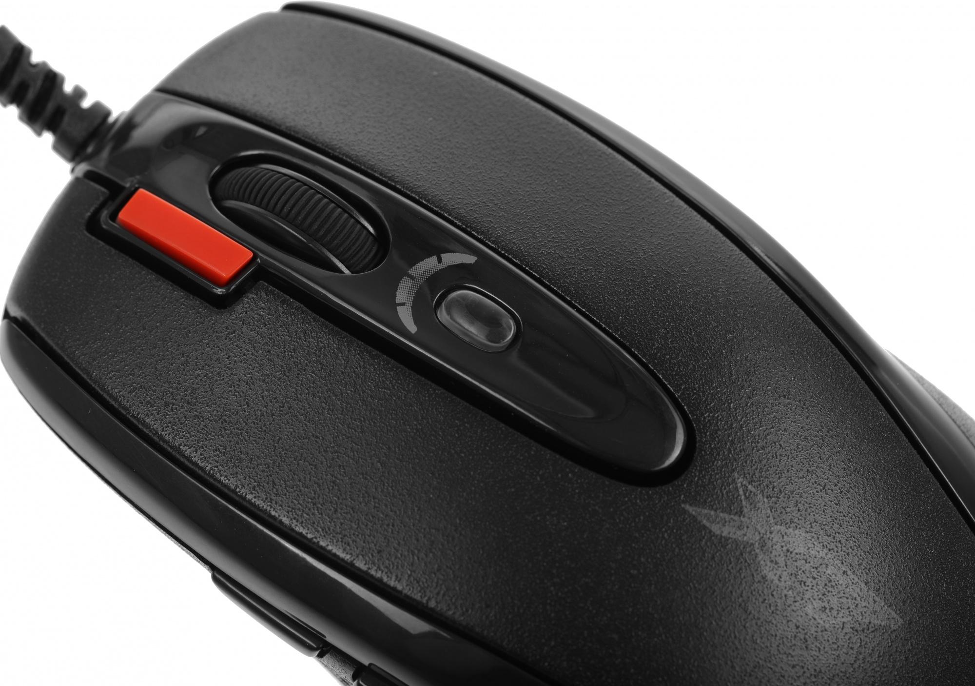 Мышь A4Tech X-7120 + коврик X7-200MP черный