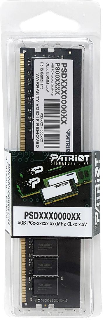 Оперативная память Patriot DDR4 8GB Signature RTL (PSD48G32002)