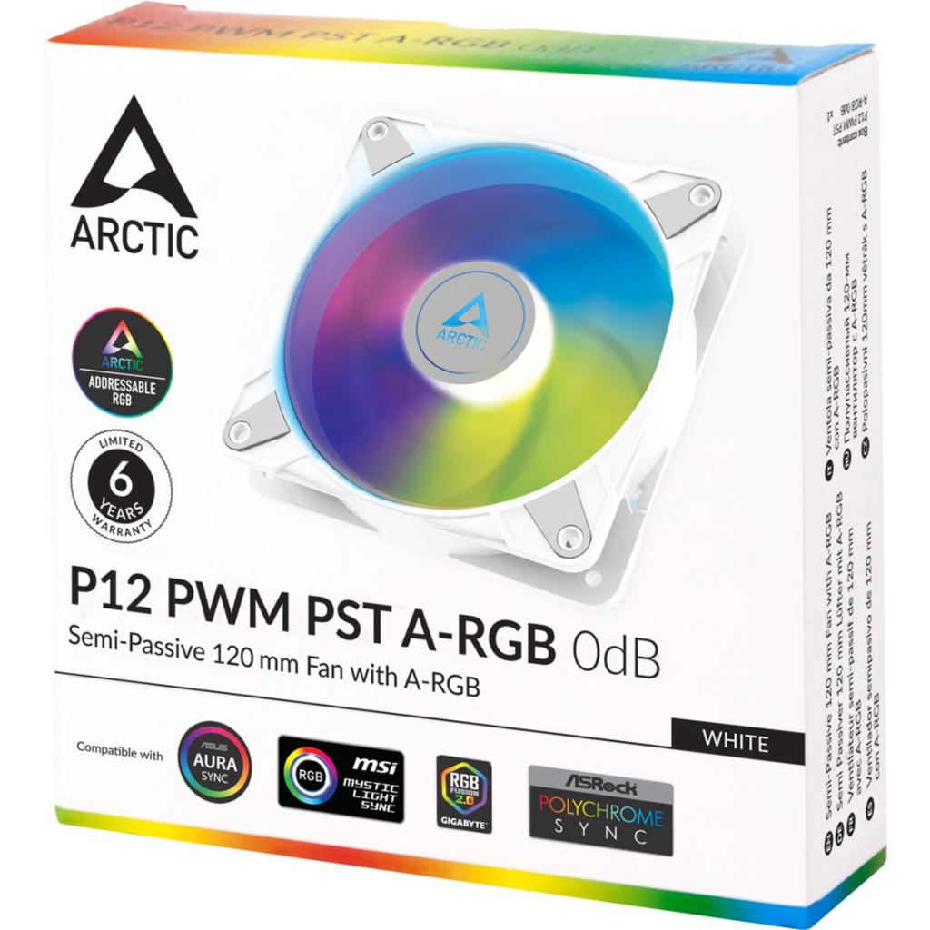 Кулер для корпуса Arctic P12 PWM PST A-RGB 0dB (ACFAN00254A)