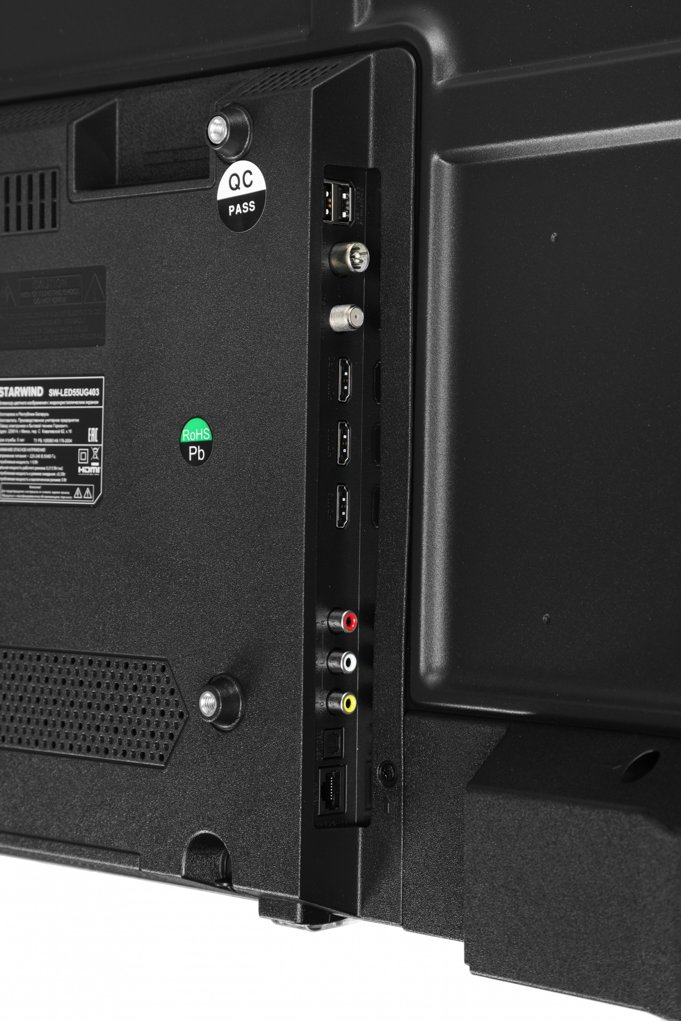 Телевизор StarWind SW-LED55UG403 черный