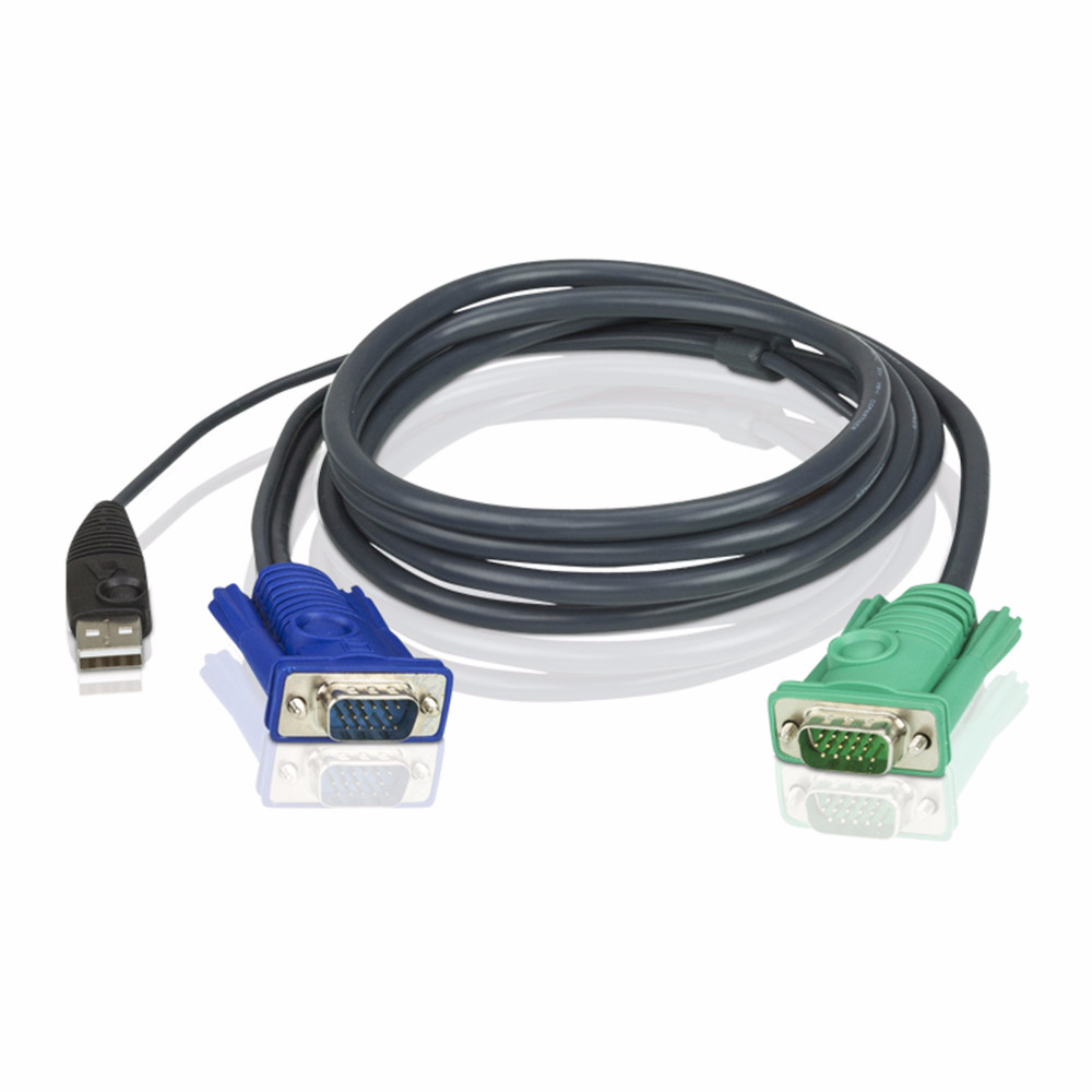 KVM-кабель Aten 2L-5201U черный