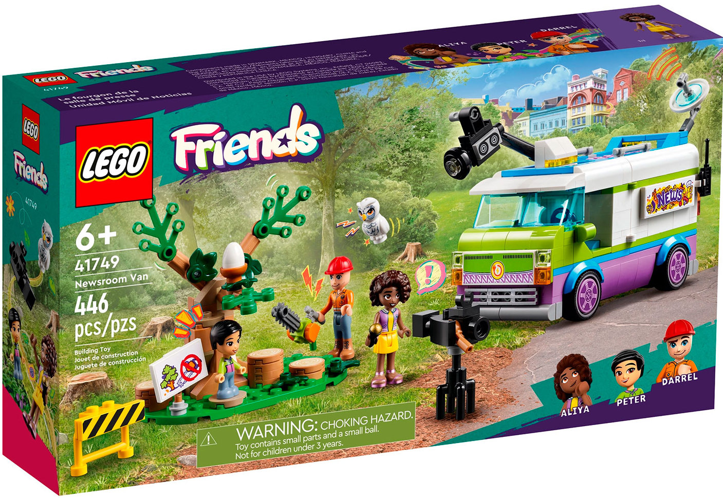 Конструктор Lego Friends Фургон отдела новостей (41749)