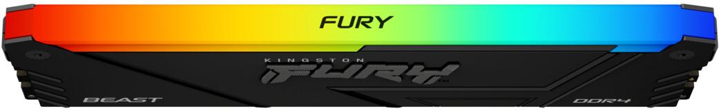 Оперативная память Kingston Fury Beast Black RGB XMP 16GB DDR4 (KF432C16BB2A/16)
