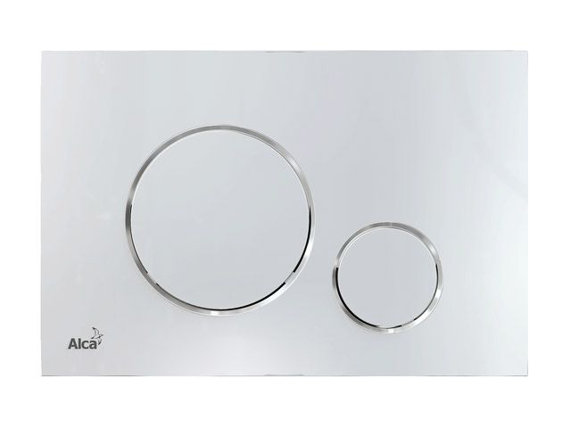 Кнопка управления для систем инсталляции (Хром-глянцевая), Alcaplast