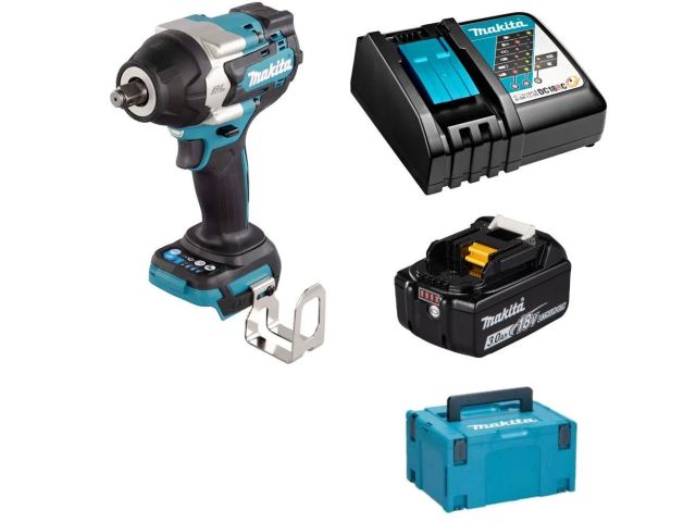 Аккум. ударный гайковерт MAKITA LXT DTW700RF1J в кейсе (18.0 В, 1 акк., 3.0 А/ч Li-Ion, посадочн. квадрат 1/2 ", 700 Нм,)
