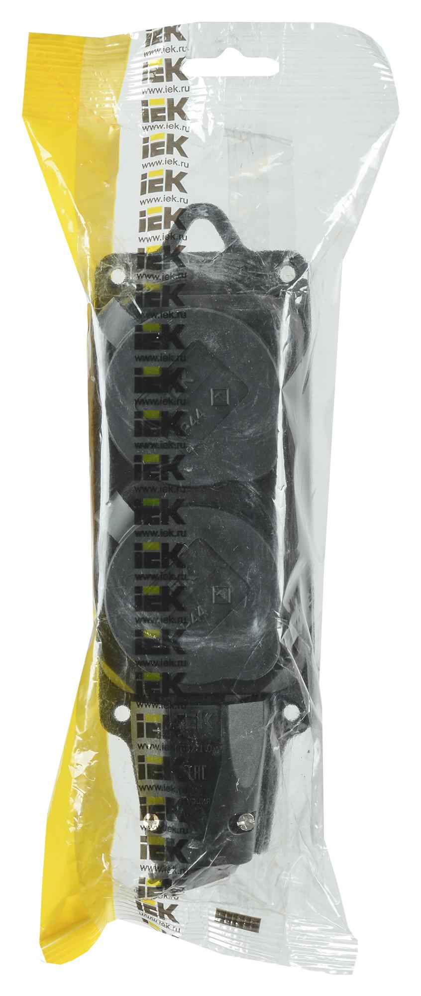Розетка IEK PKR62-016-2-K02