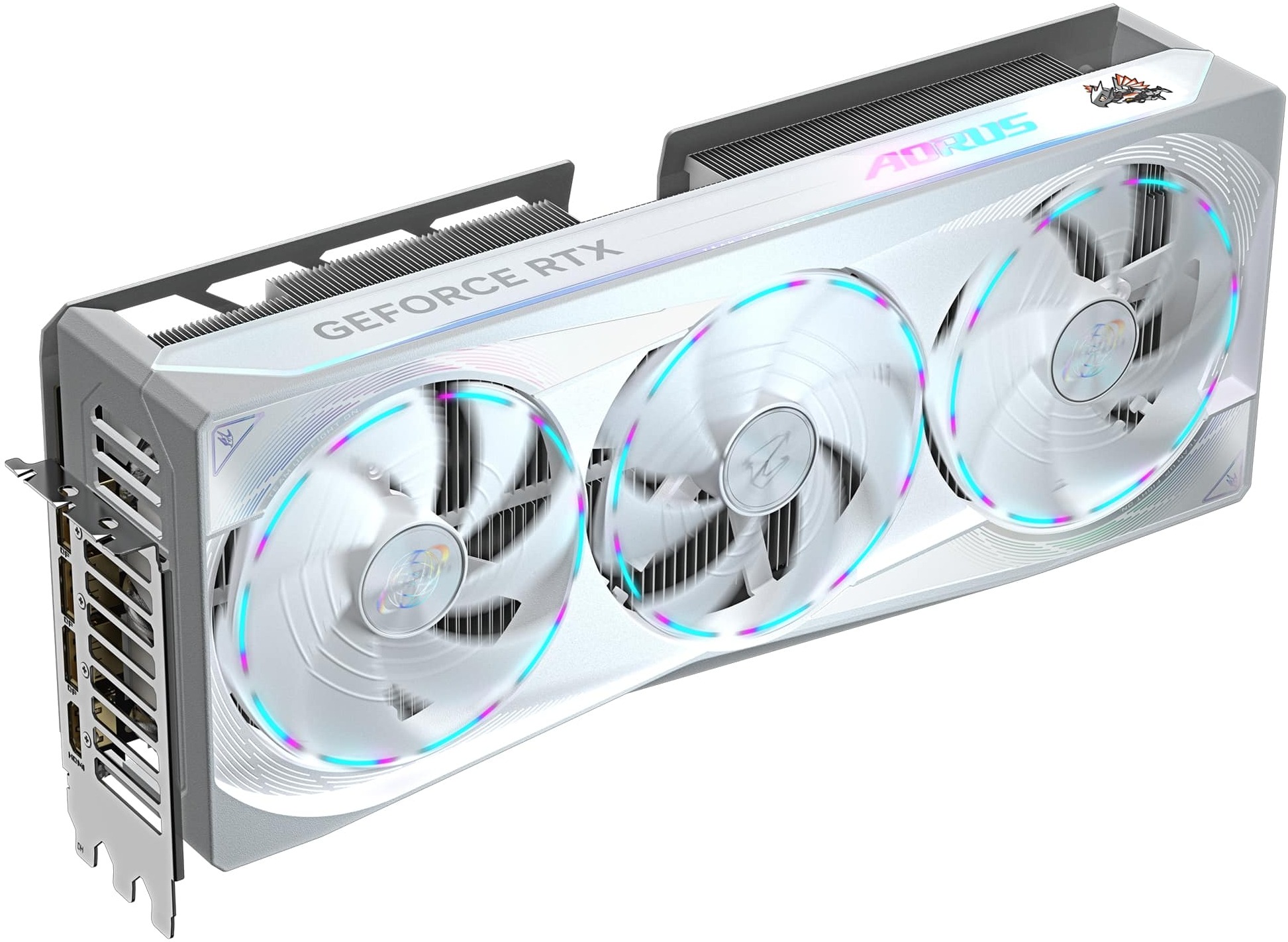 Видеокарта Gigabyte GeForce RTX 5080 Master Ice 16GB GDDR7 (GV-N5080AORUSM ICE-16GD)