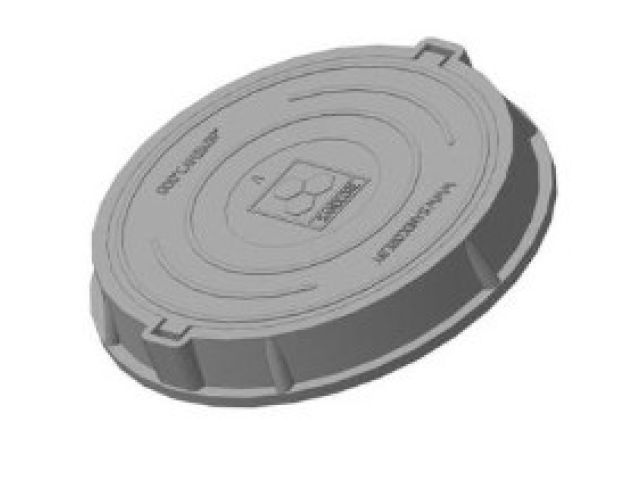 Люк легкий А30 (30 кН) серый (САНДКОР)