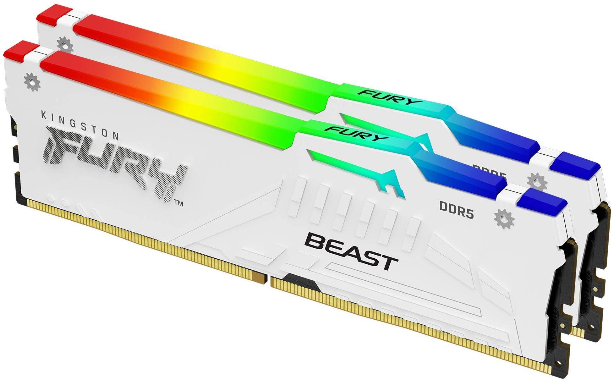 Оперативная память Kingston Fury Beast RGB RTL Gaming DDR5 2x32GB (KF552C40BWAK2-64)
