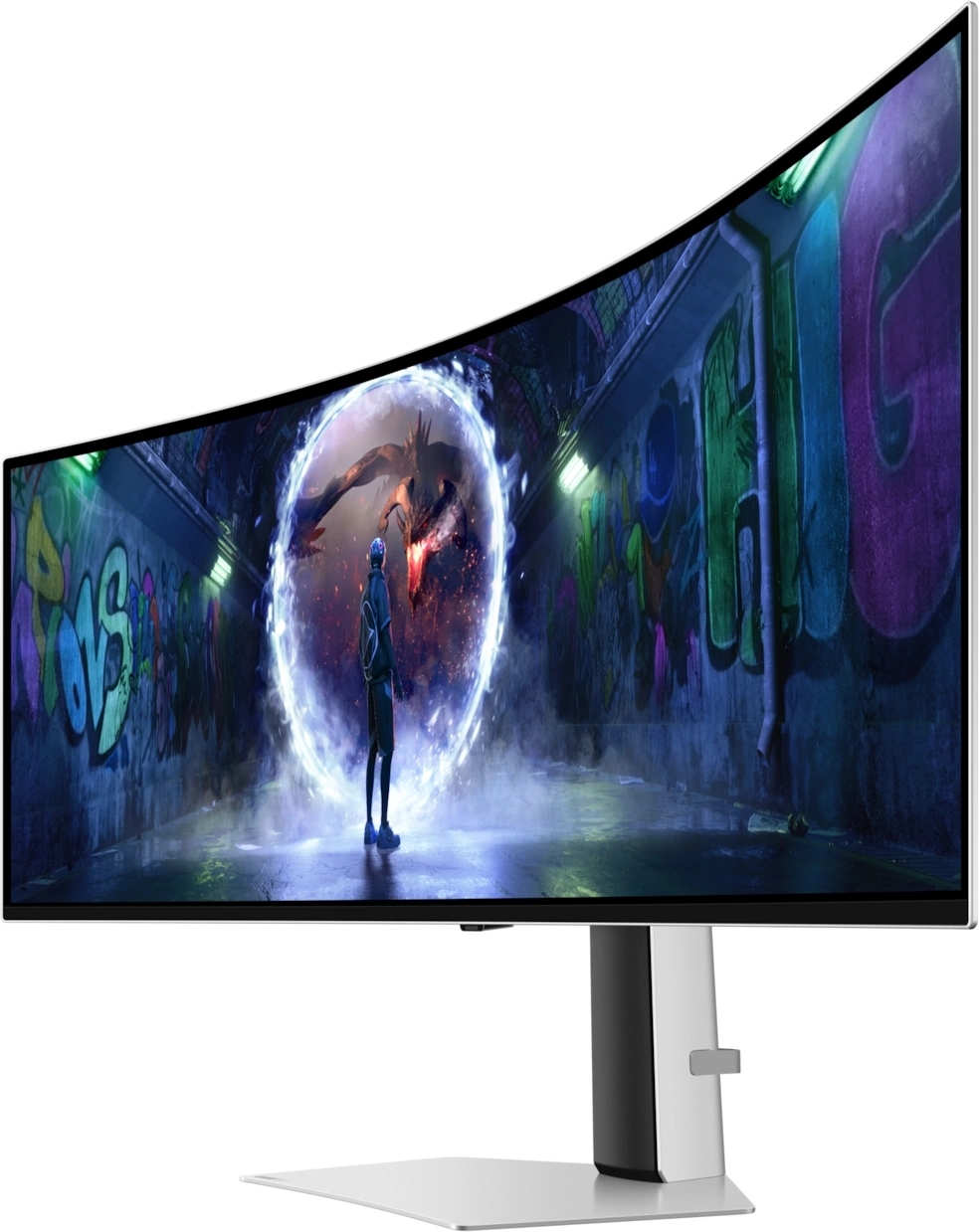 Монитор Samsung Odyssey OLED G9 S49DG932SIXCI серебристый (LS49DG932SIXCI)